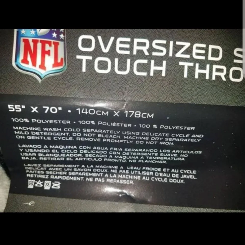 NEW Dallas Cowboys Silk feel throw